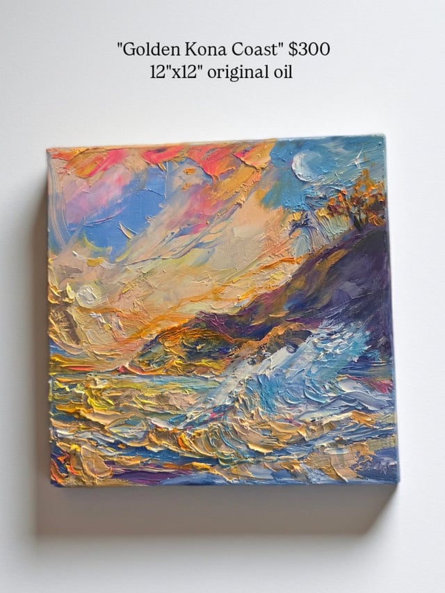 Golden Kona Coast by Irina O Fisher