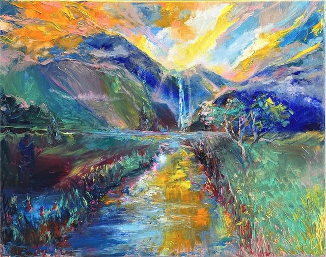Waipuo Valley by Irina O Fisher