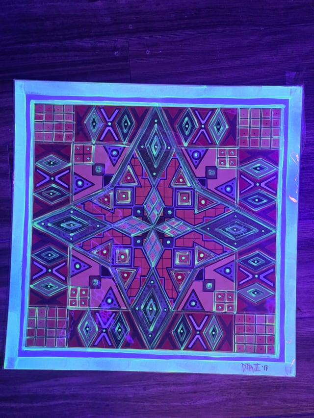 Glow in the Dark Geometrics 5 by DTR II