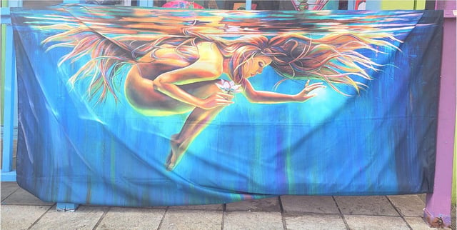 Aquarian Rebirth Tapestry by Robyn Chance