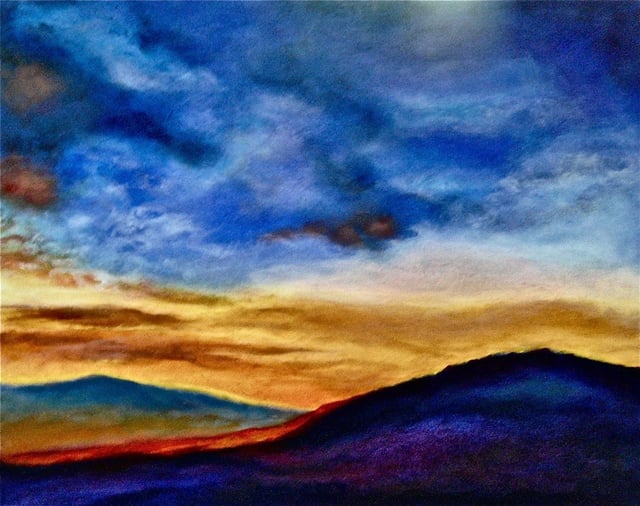 From Above Mauna Kea And Mauna Loa by Linda Watson